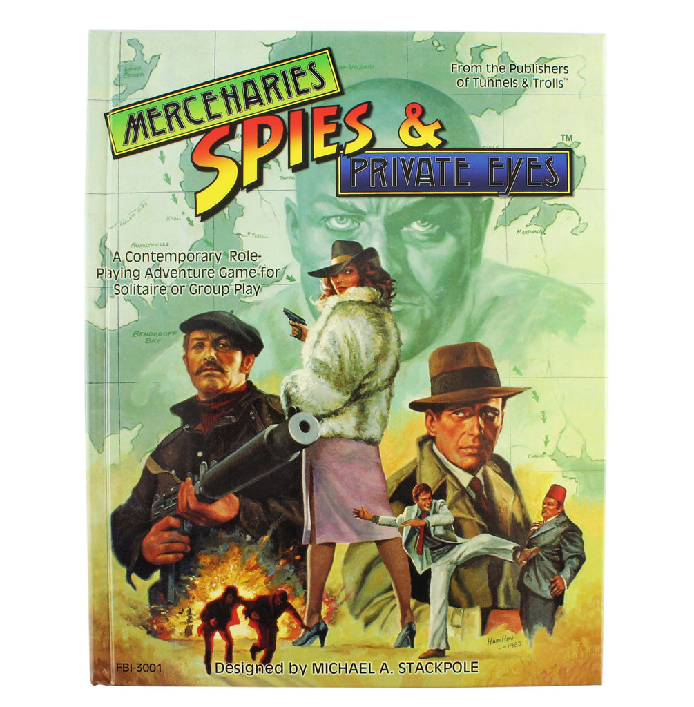 Mercenaries, Spies & Private Eyes Rulebook, Hardcover - FBI-3001H