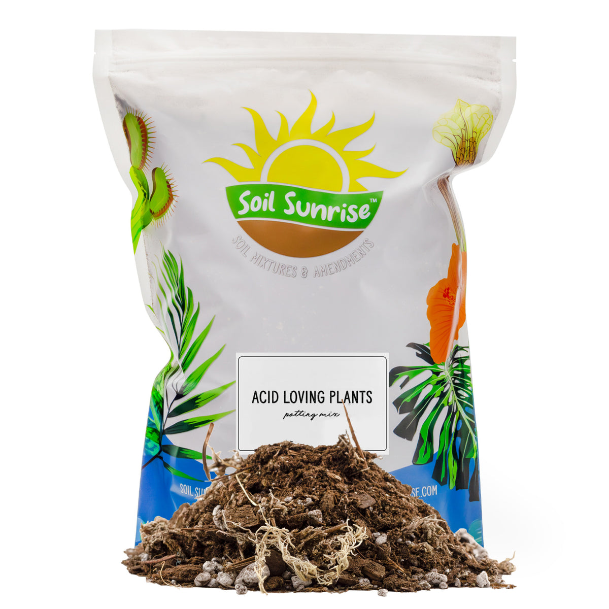 Acid Loving Plant Potting Soil Mix, Premium Container Blend pH Balanced ...