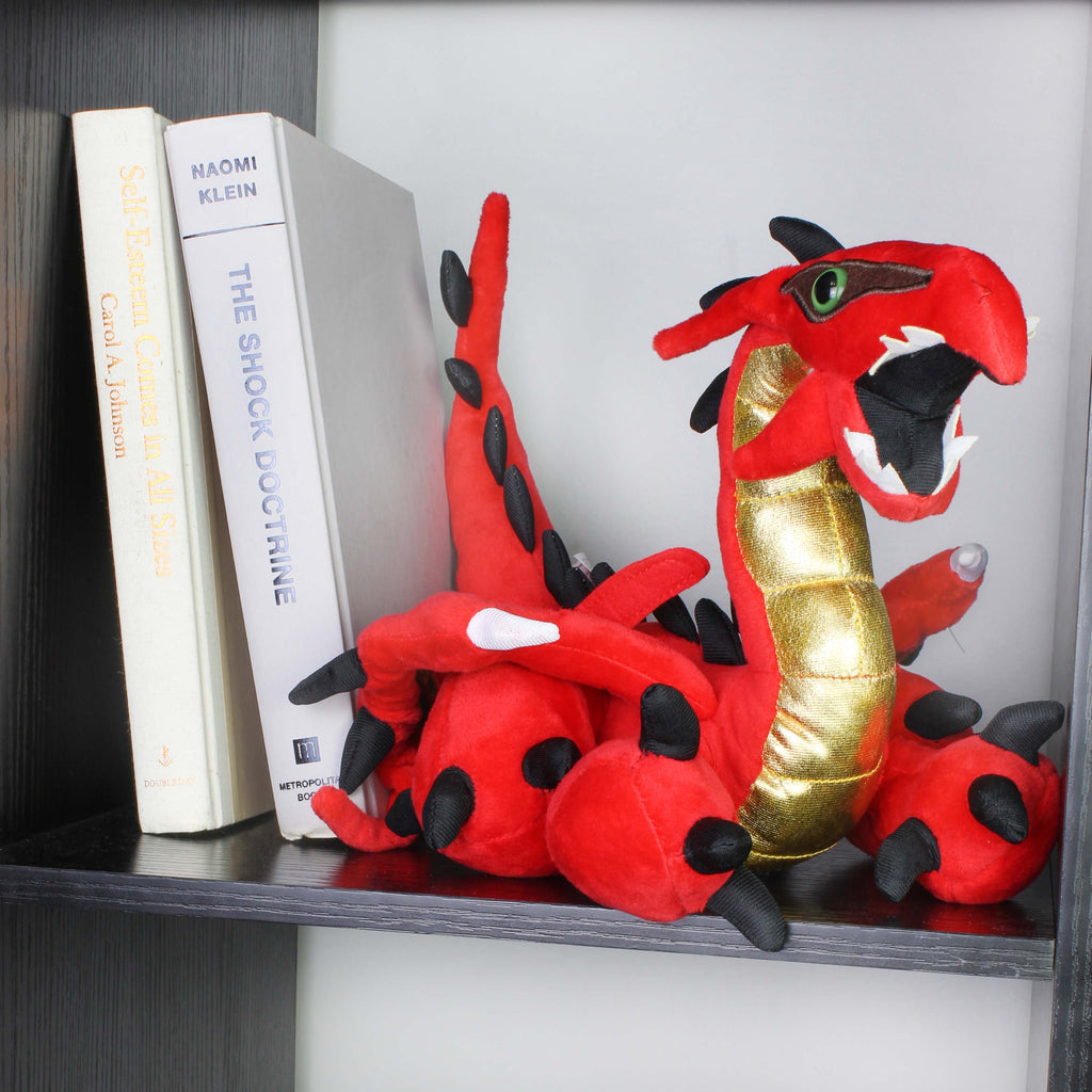 Large Red Dragon Plush (Case of 40) - 40X_TV_08001_CASE