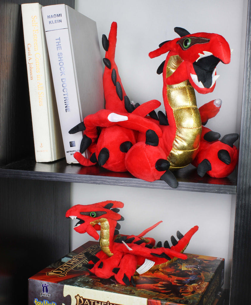 Large Red Dragon Plush (Case of 40) - 40X_TV_08001_CASE