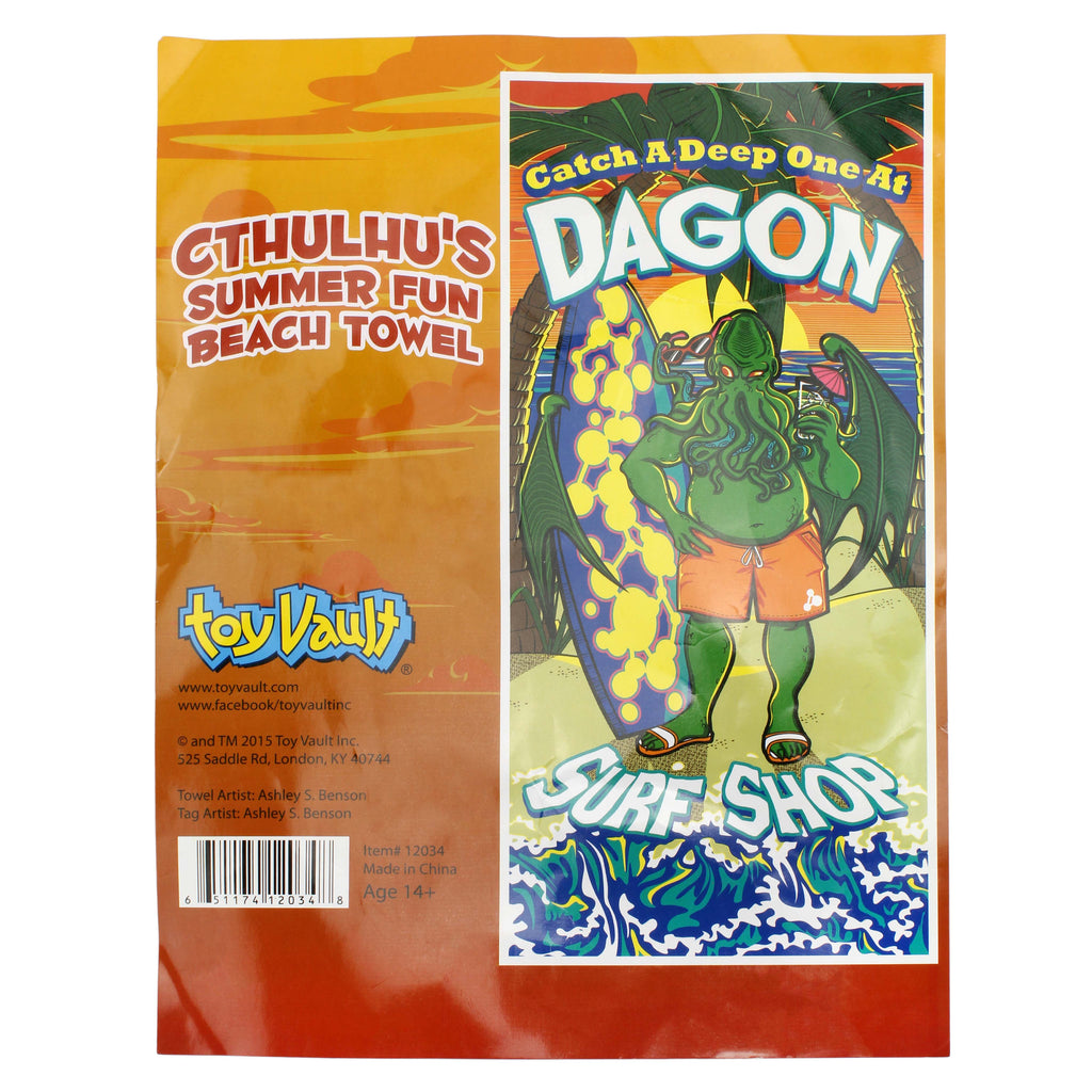 Cthulhu Dagon Surf Shop Beach Towel (Case of 40) - 40X_TV_12034_CASE