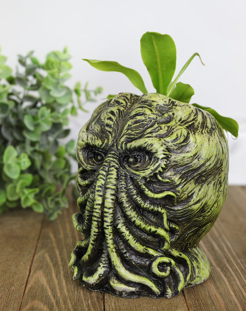 5-Inch Cthulhu Resin Planter Pot (Case of 27) - 27X_TV_12038_CASE