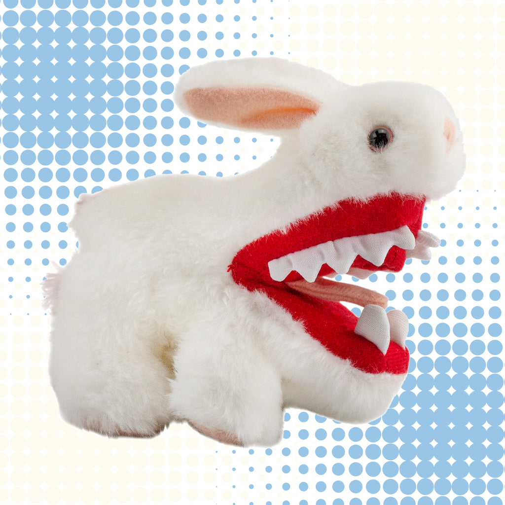 Monty Python Rabbit w/ Big Pointy Teeth Plush Toy (Mini Size) - TV_15025