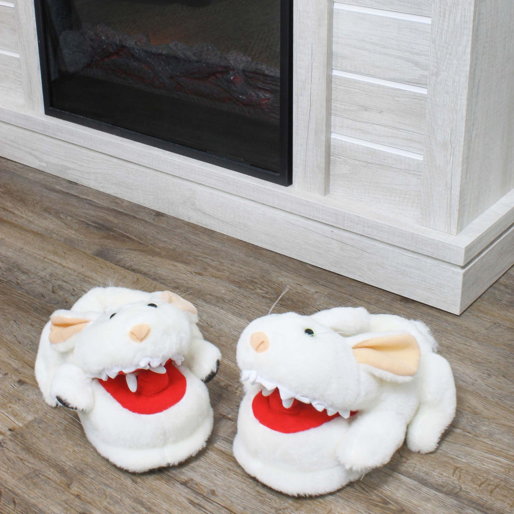Rabbit w/Big Pointy Teeth Plush Slippers from Monty Python - TV_15043