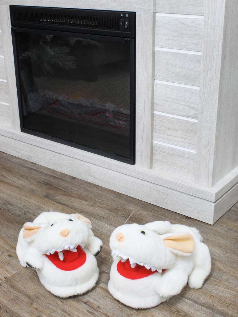 Rabbit w/Big Pointy Teeth Plush Slippers from Monty Python (Case of 8) - 8X_TV_15043_CASE