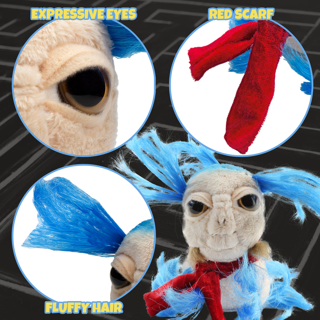 Labyrinth Mini Worm Plush Figure (Case of 48) - 48X_TV_70011_CASE