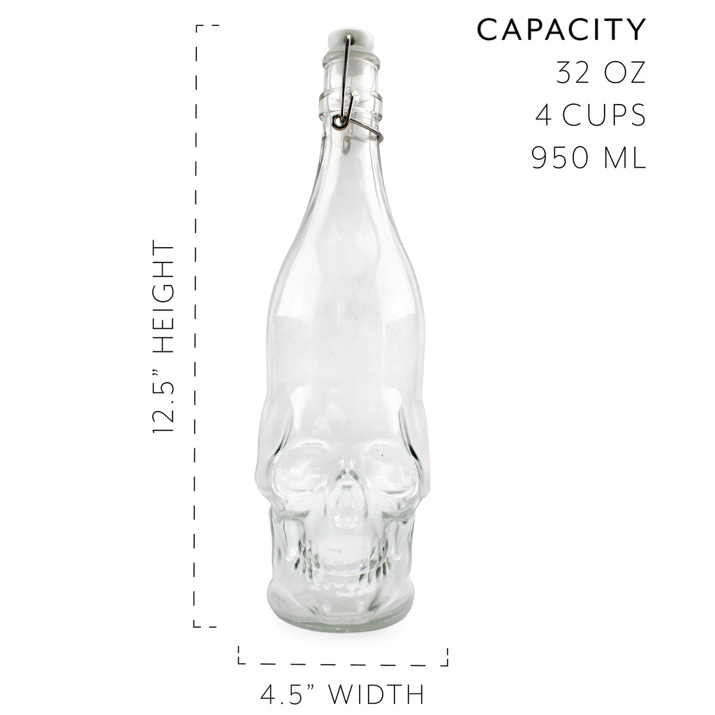Skull-Shaped Beer Bottles (2-Pack) - sh2397cb0x