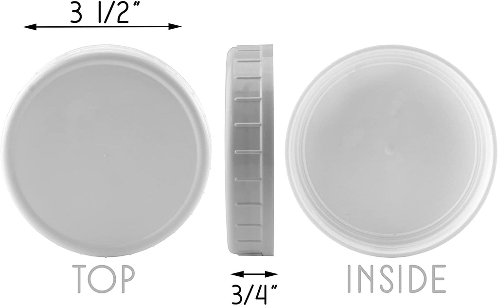 Wide Mouth Plastic Mason Jar Lids (120-Pack Bundle) - 5X_SH_1184_BUNDLE