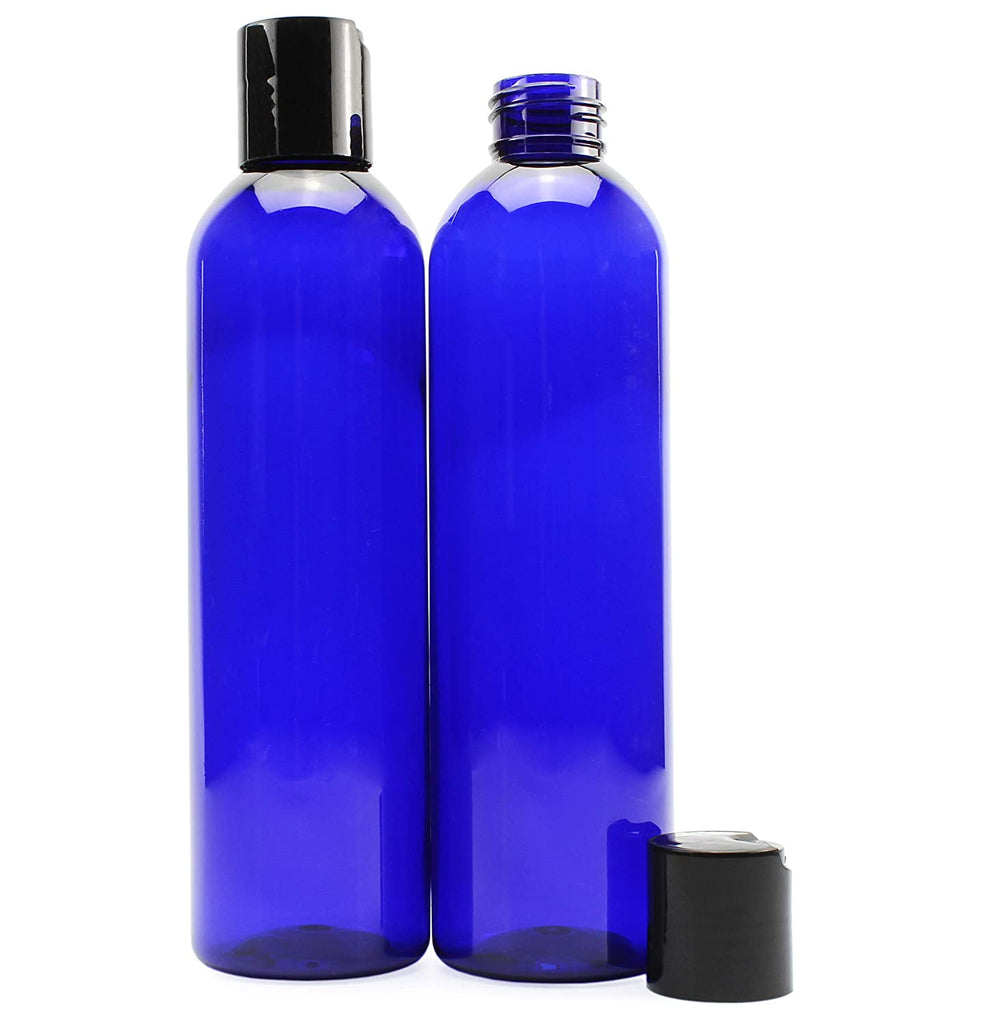 8oz Empty Plastic Squeeze Bottles with Disc Top Flip Cap (120 pack) - SH_1260_BUNDLE