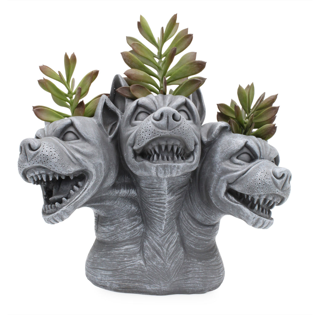 Cerberus 3-Headed Dog Planter (Case of 6) - 6X_SH_2394_CASE