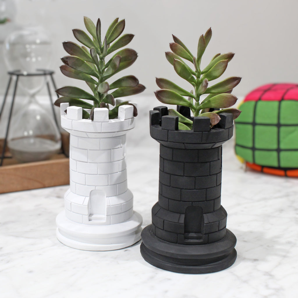 Chess Piece Planter Pots (Set of 2) - sh2296es1