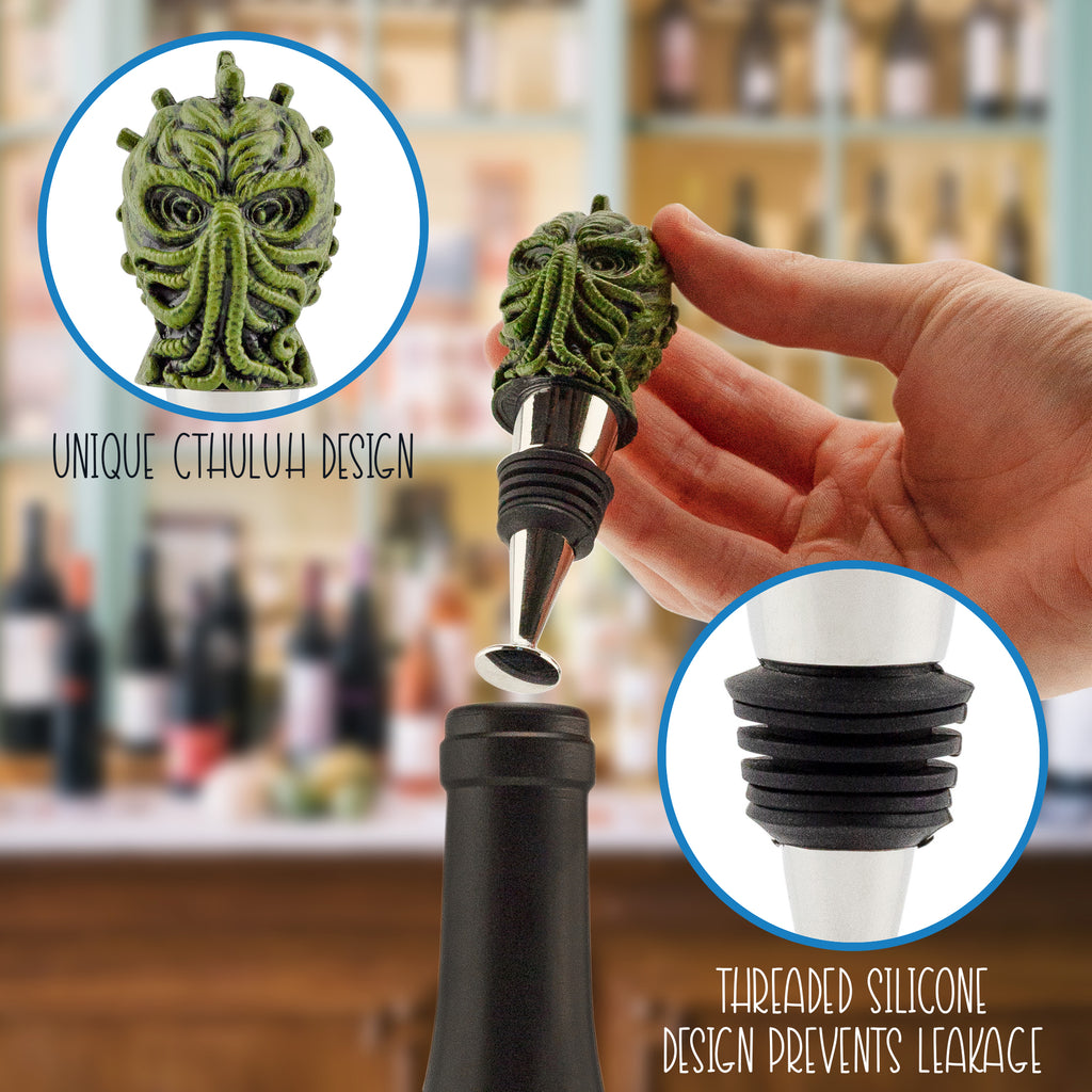 Cthulhu Wine Bottle Stopper (Case of 8) - 8X_SH_2423_CASE