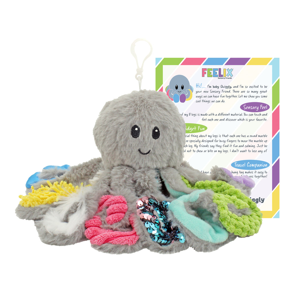 Mini Sensory Octopus Plush Toy - sh2439Mv1