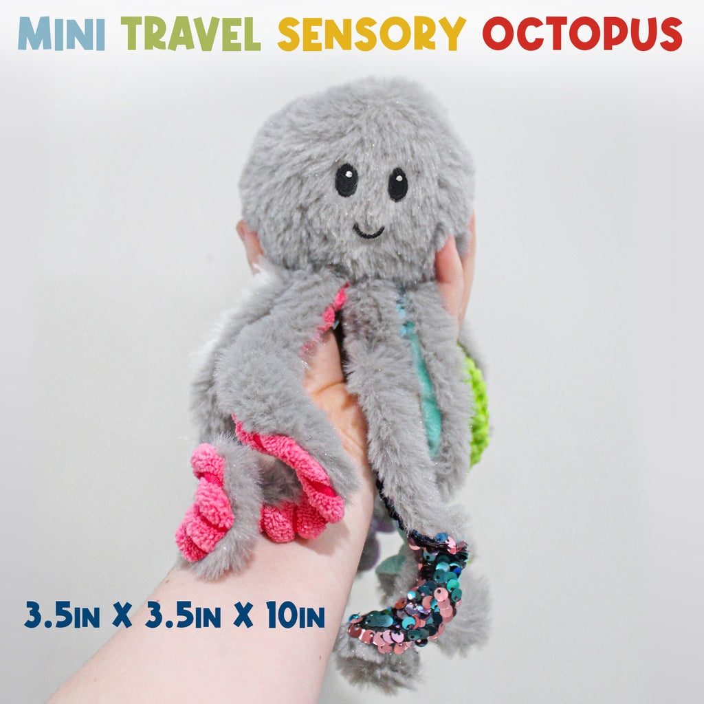 Mini Sensory Octopus Plush Toy - sh2439Mv1