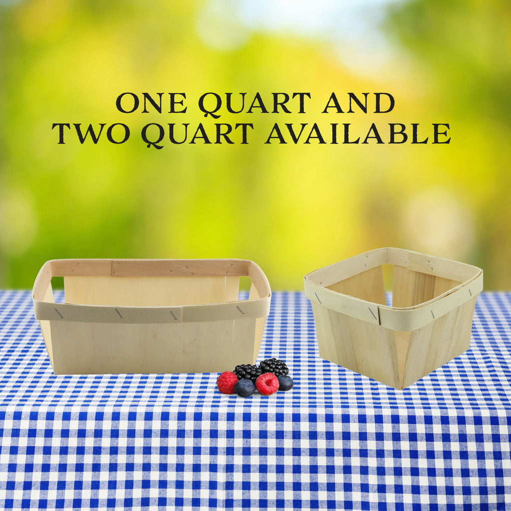 2-Quart Wooden Fruit Baskets (Case of 160) - 160X_SH_2424_CASE