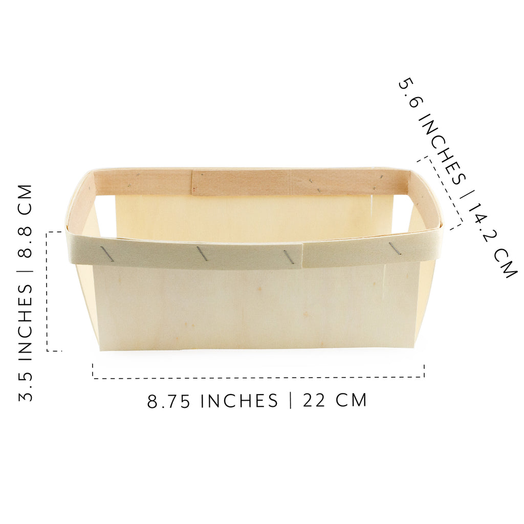 2-Quart Wooden Fruit Baskets (Case of 160) - 160X_SH_2424_CASE