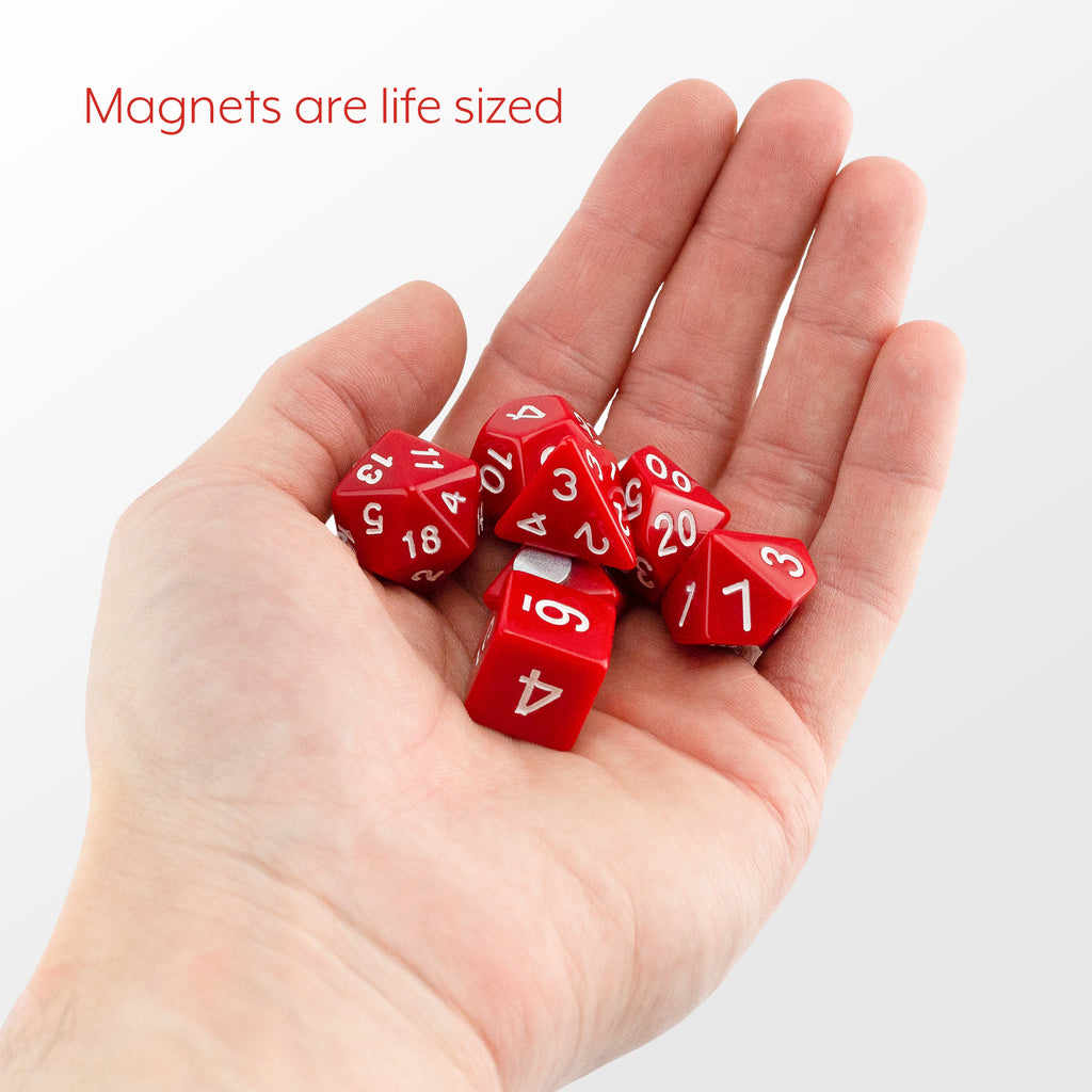 Fridge Magnet Dice Set, 7pc Set (Case of 120) - 120X_SH_2455_CASE