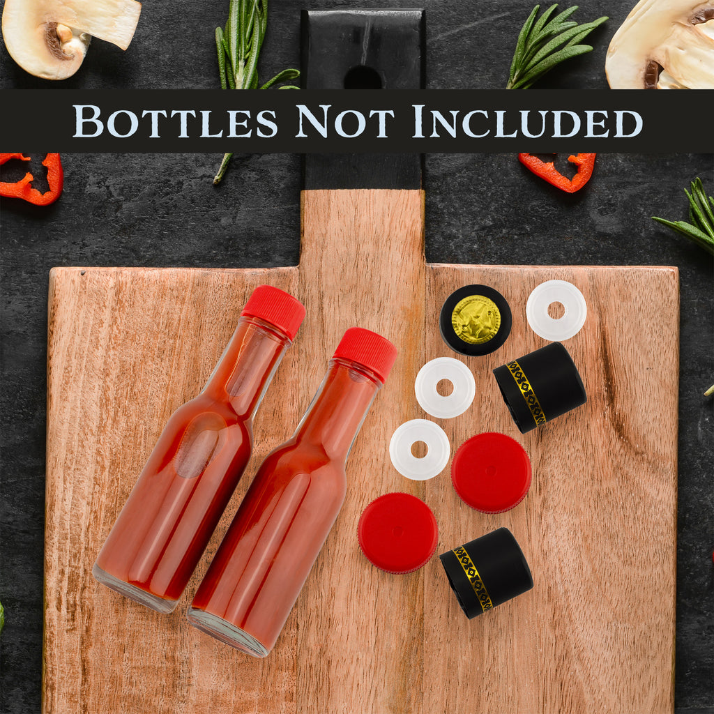 3oz Mini Hot Sauce Bottle Replacement Parts Only (24pk) - sh2460cb0