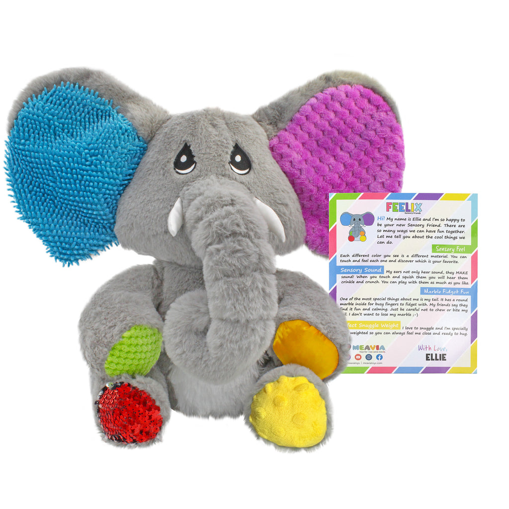 Sensory Plush Elephant - sh2473Mv1
