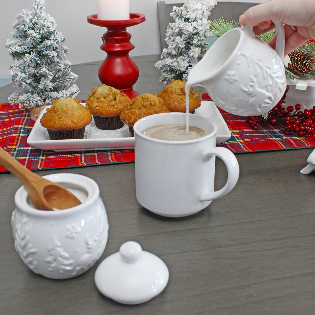 Reindeer Christmas Cream and Sugar Set - sh2535ah1