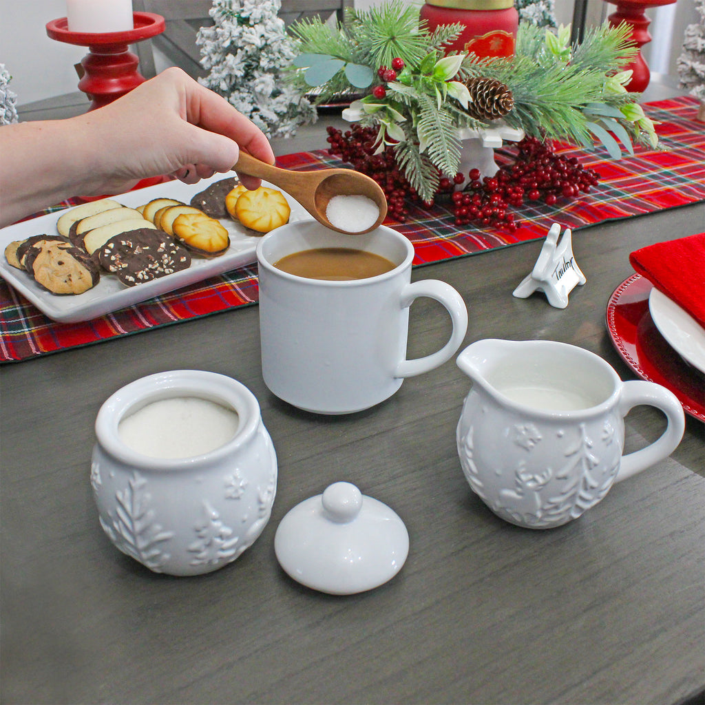 Reindeer Christmas Cream and Sugar Set - sh2535ah1