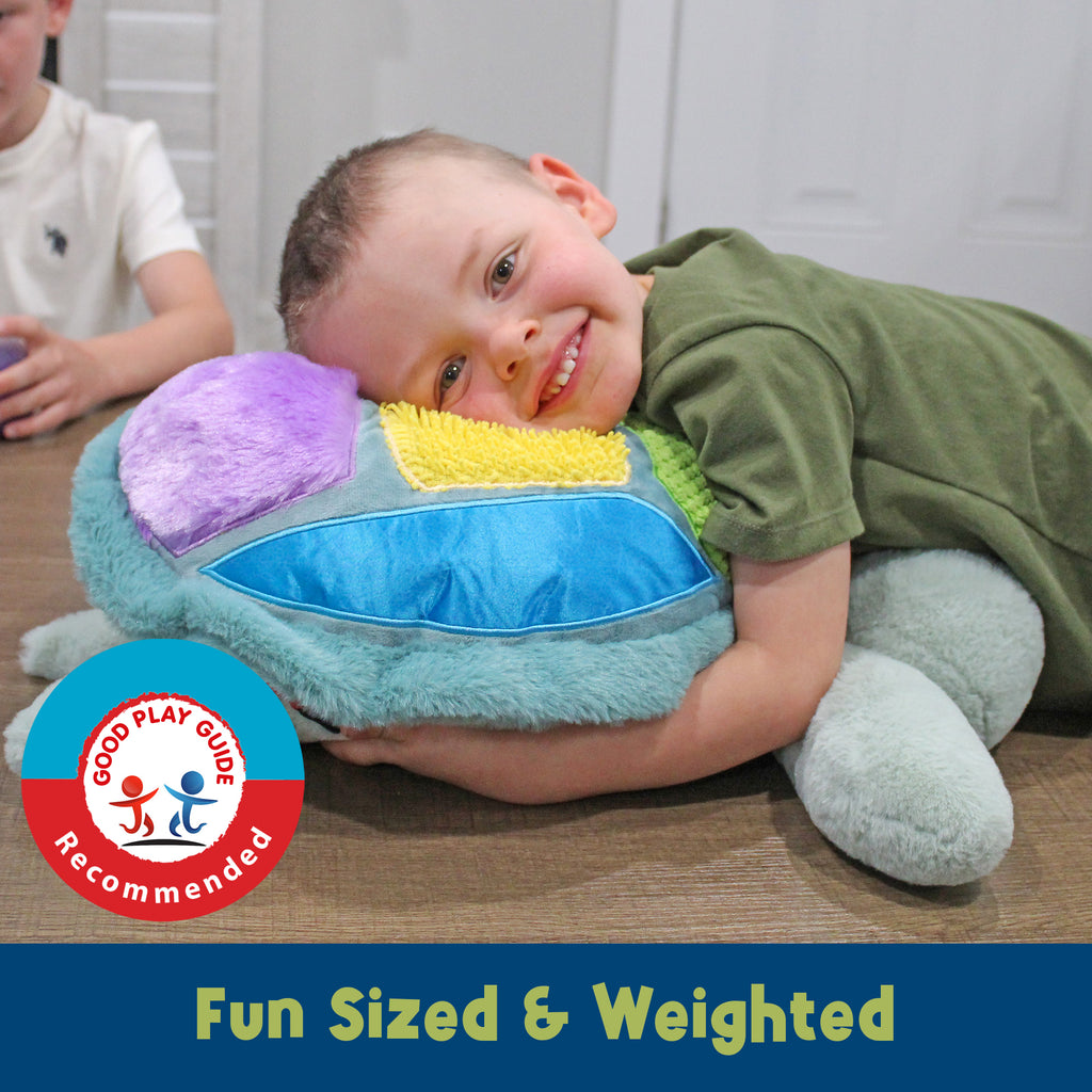 Sunny the Sea Turtle Lap Pad Weighted Sensory Plush - sh2565Mv1