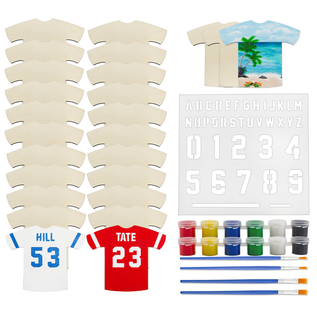 Sports Kids’ Wooden Craft Kit (Party-Pack) - sh2566att1
