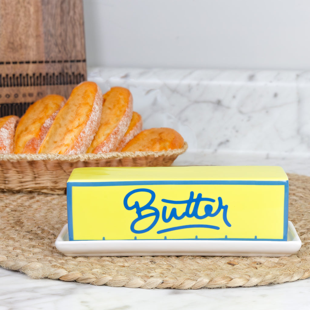 Butter Shaped Butter Dish with Lid - sh2609dar0