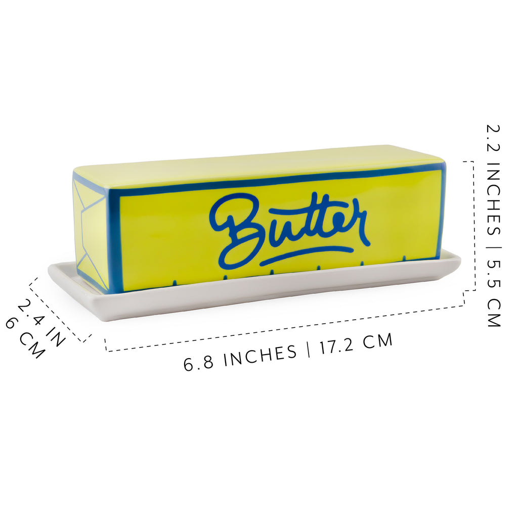 Butter Shaped Butter Dish with Lid - sh2609dar0