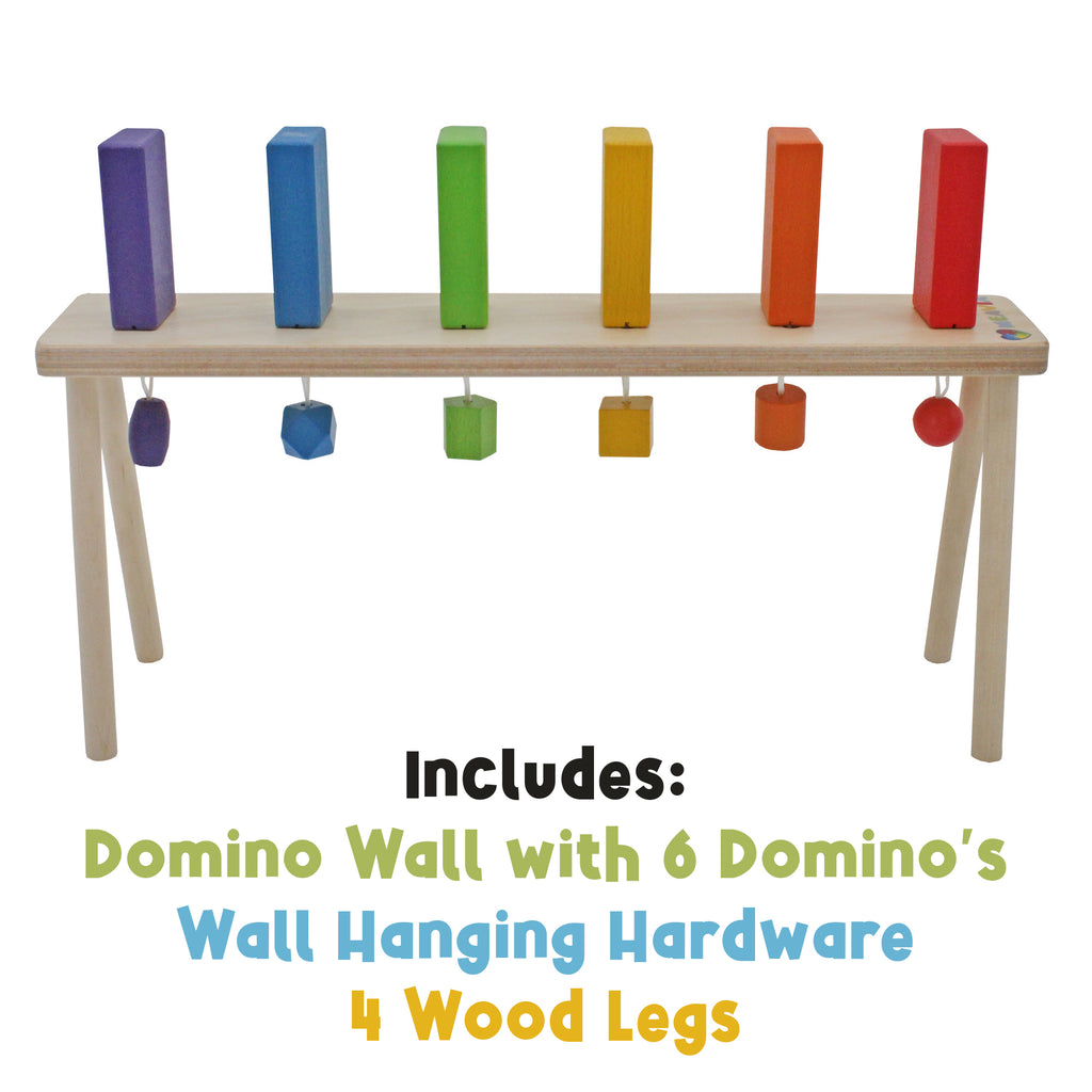 Wooden Falling Domino Wall / Stand - sh2617Mv1