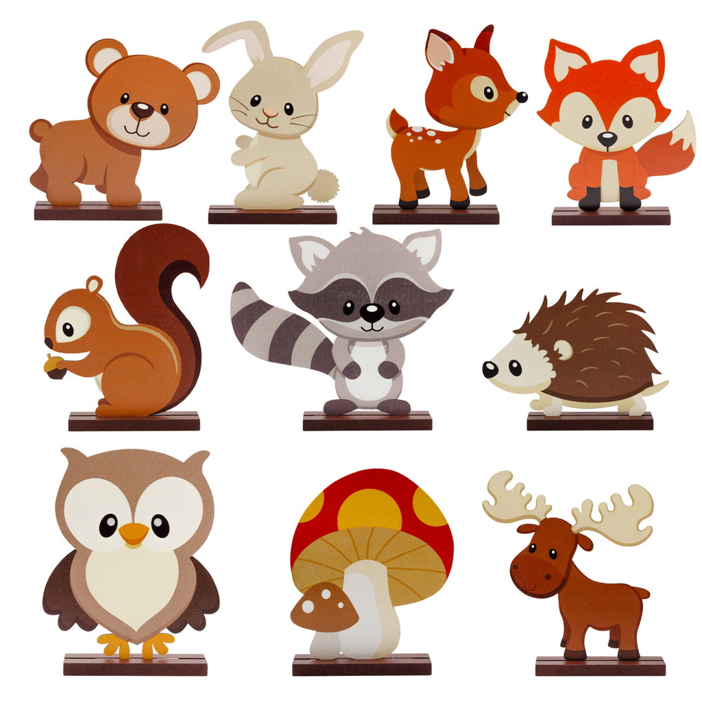 Woodland Friends Cutouts w/ Stands - sh2620ah1