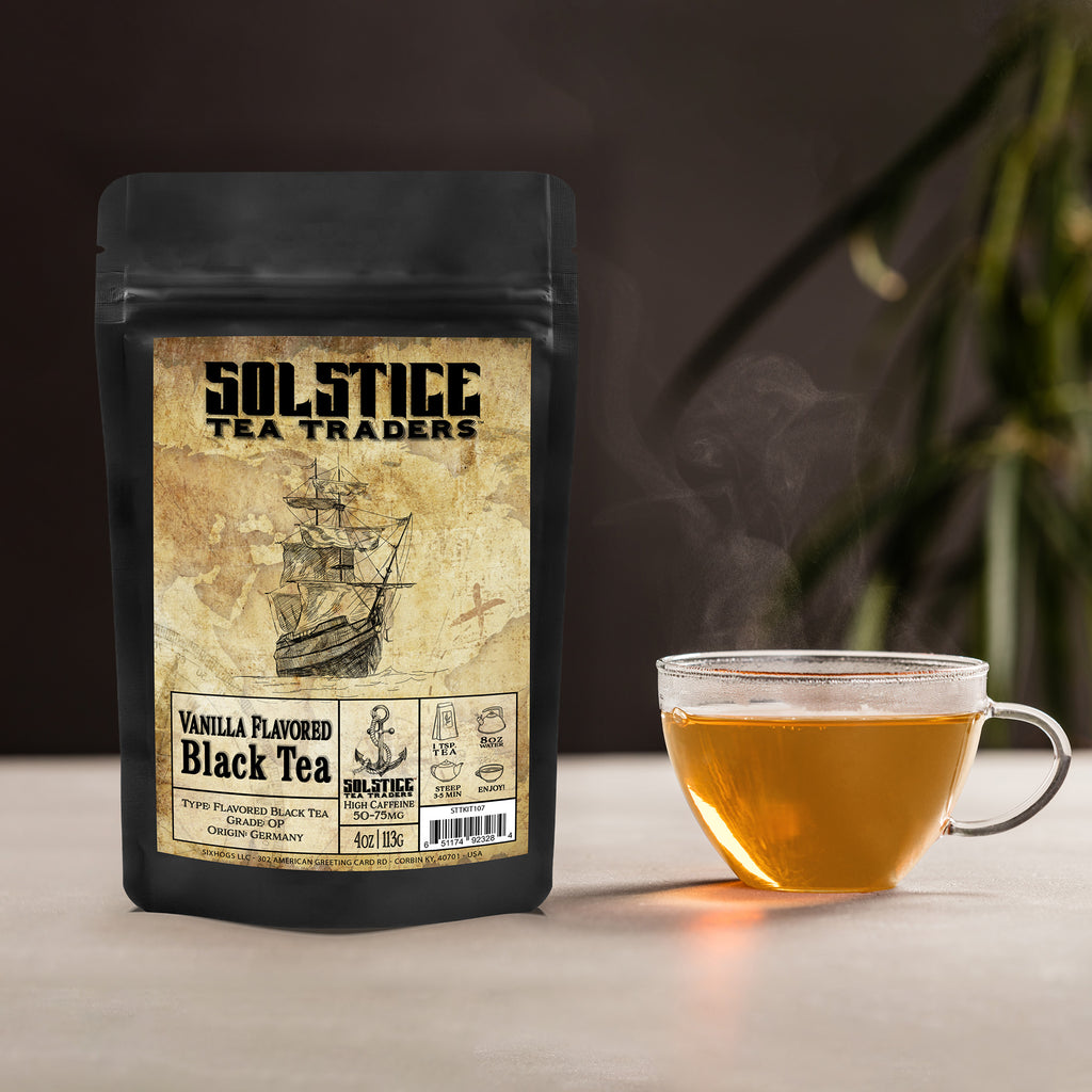 Loose Leaf Vanilla Black Tea (4-Ounce Bag) - STTKit107