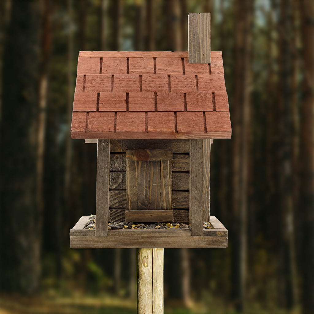 Log Cabin Bird Feeder - UDKIT025