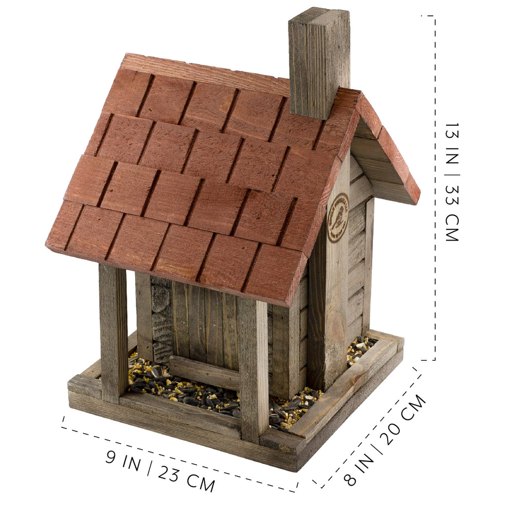 Log Cabin Bird Feeder - UDKIT025