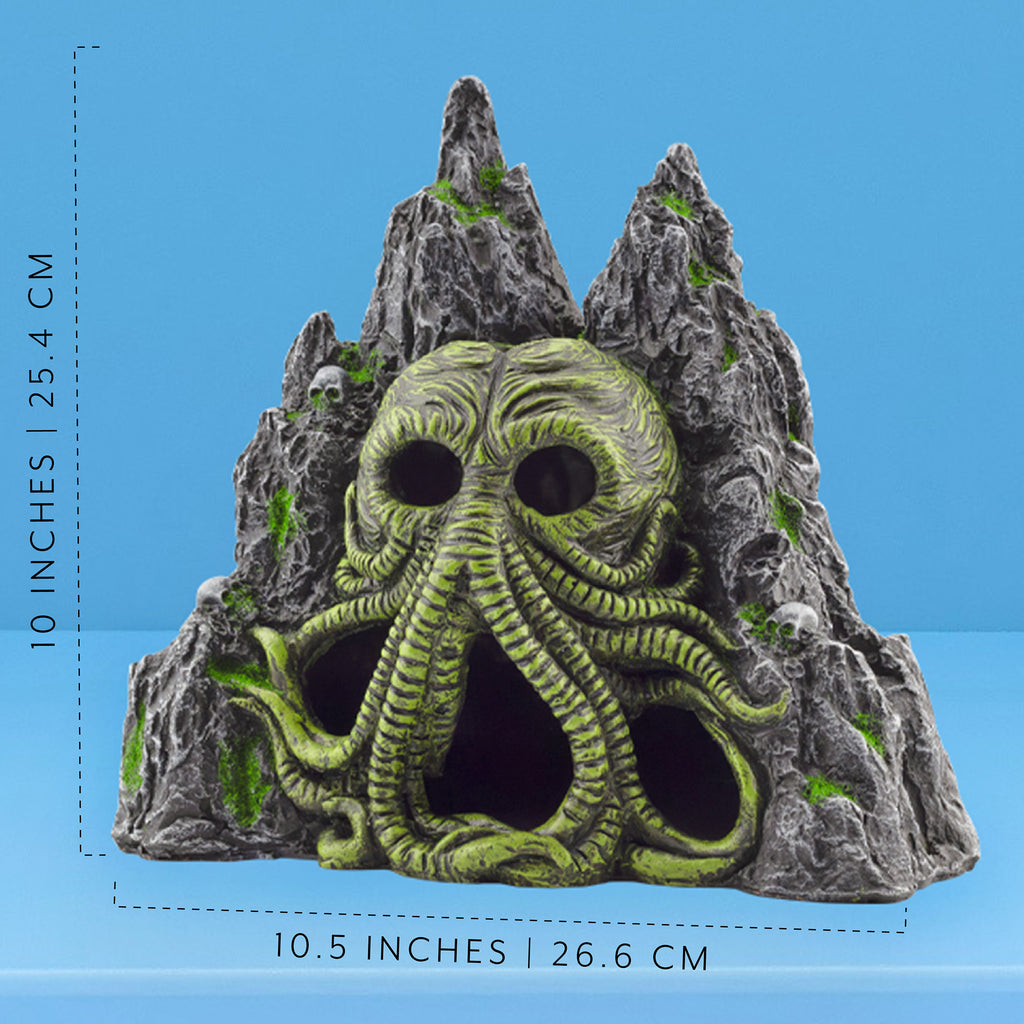 Cthulhu Monster Aquarium Cave Hideaway Fish Tank Decor - sh2643tv0