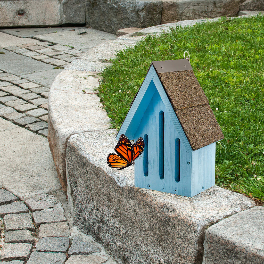 Wooden Butterfly House (Blue) - UDKIT028