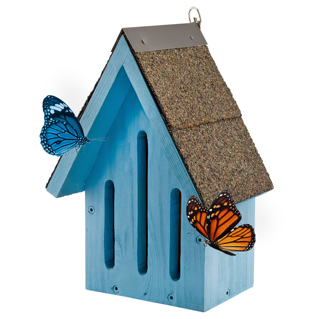 Wooden Butterfly House (Blue) - UDKIT028