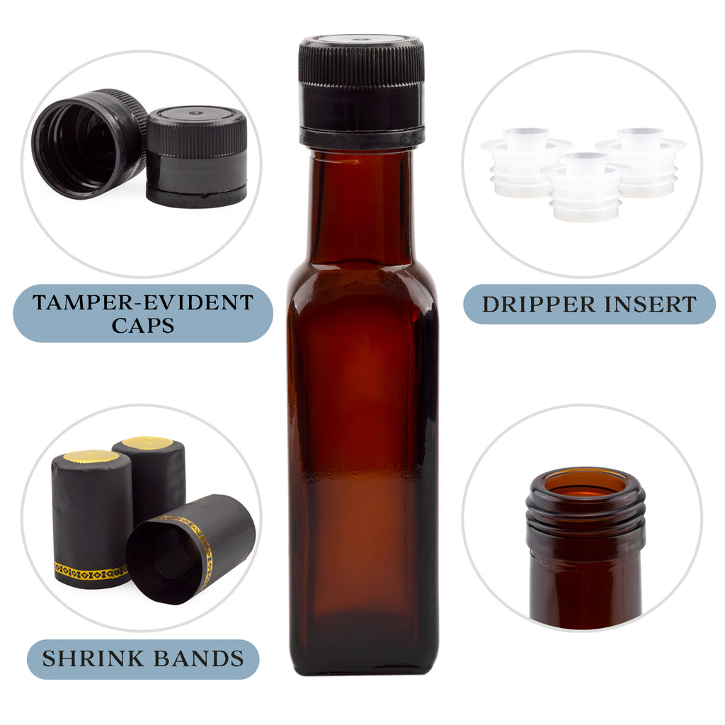 4oz Olive Oil Bottles (12-Pack) - sh2652cb0