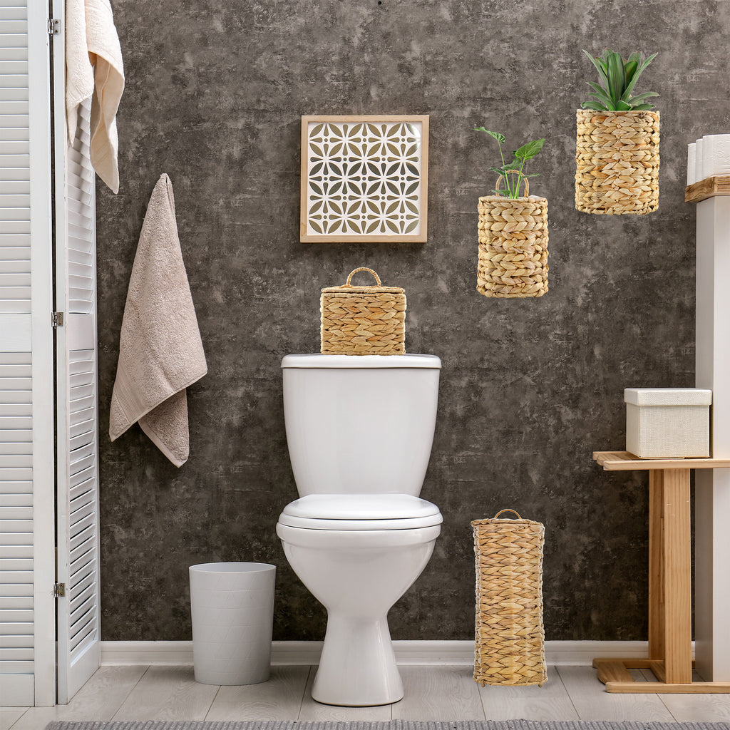 Water Hyacinth Toilet Paper Storage - sh2664ah1