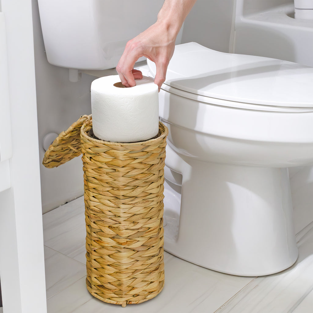 Water Hyacinth Toilet Paper Storage - sh2664ah1