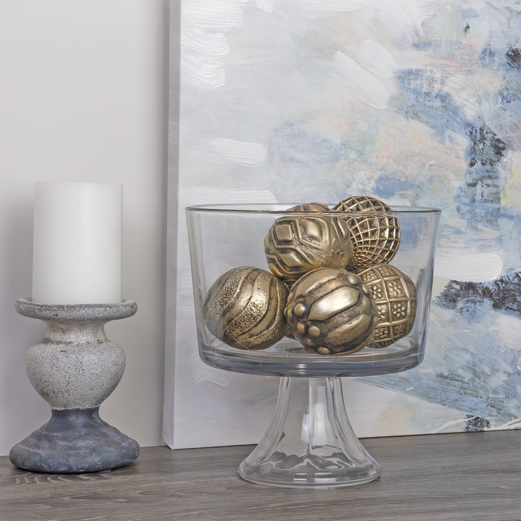 Bowl Filler Decorative Orbs (Gold, Set of 6) - sh2682ah1