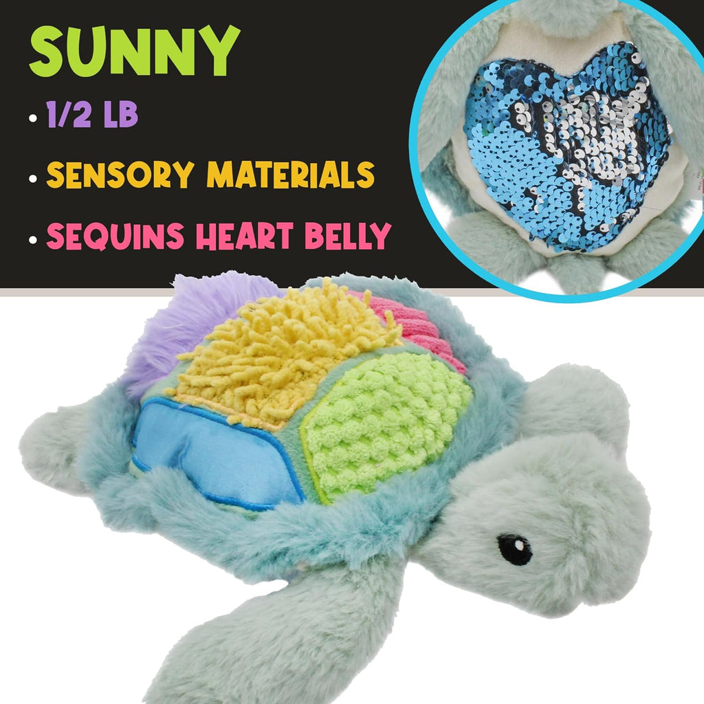 Mini Sensory Turtle Plush Toy - sh2689Mv1