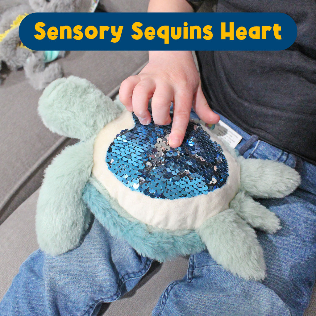 Mini Sensory Turtle Plush Toy - sh2689Mv1