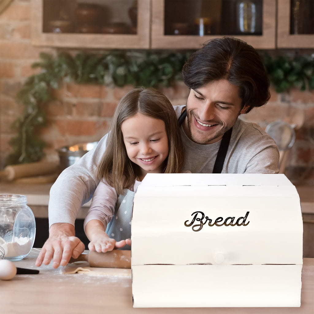 Large White Bread Box - sh2687ah1