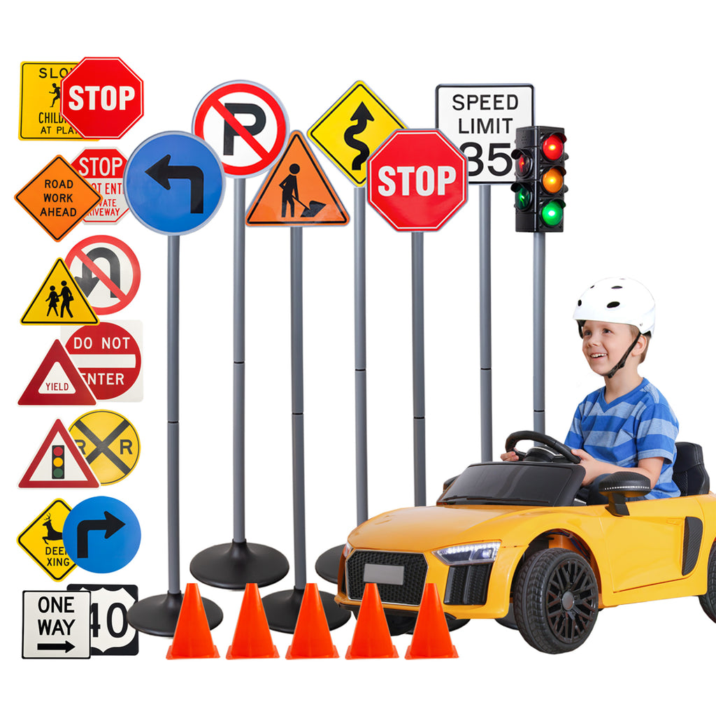 Large Traffic Signs Playset (32pc Set) - sh2696att0