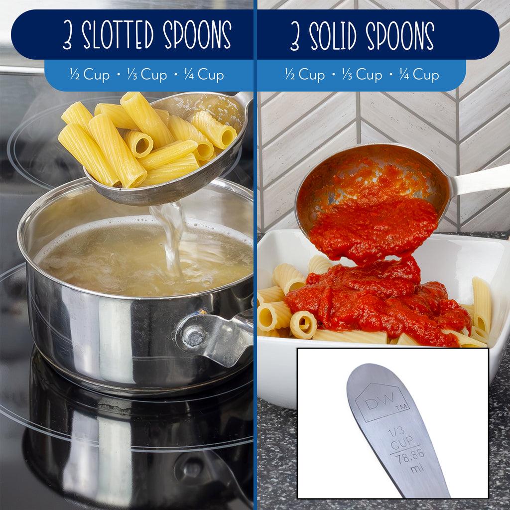 Portion Control Serving Spoons (6-Piece Dining Set) - sh2013dar0