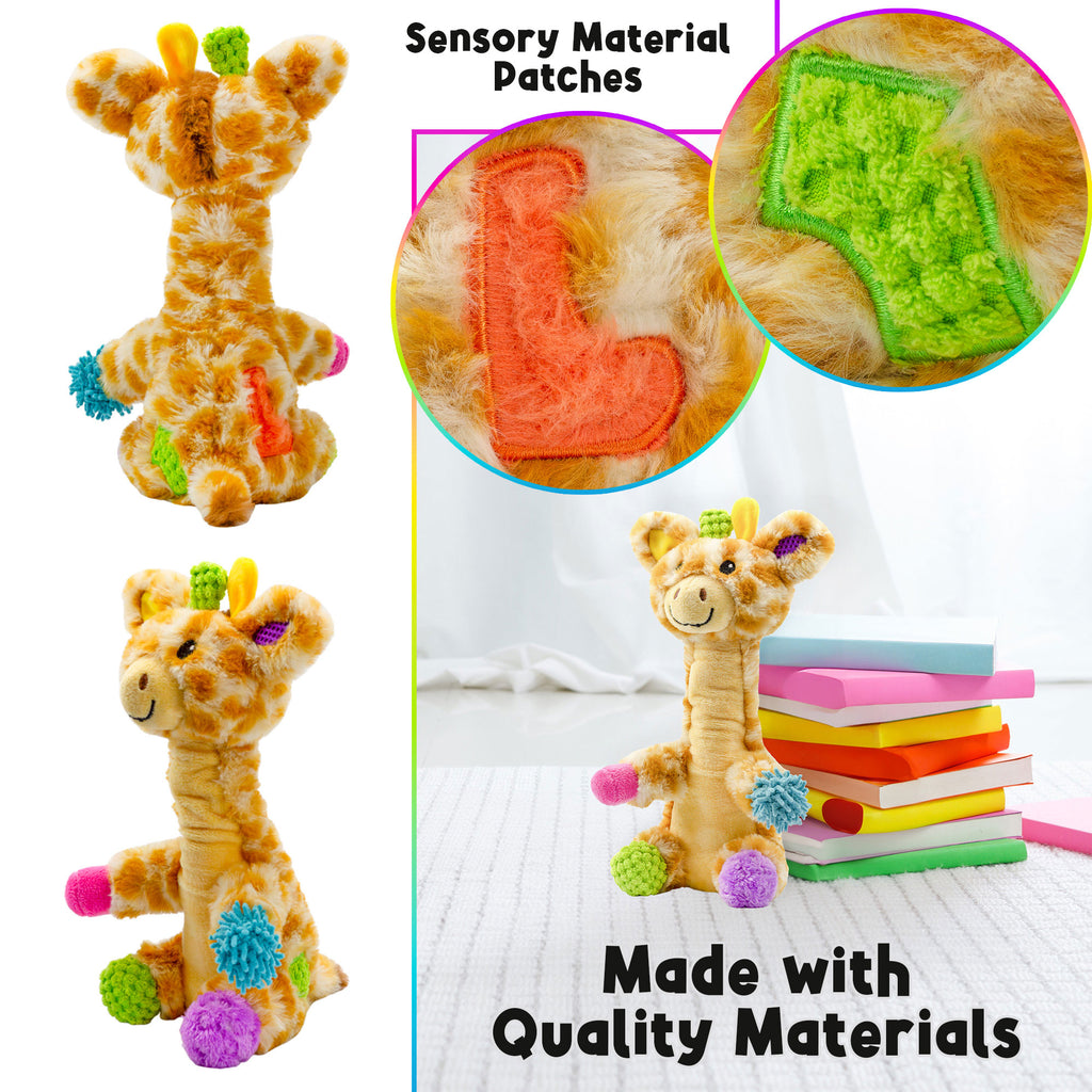 Mini Giraffe Sensory Plush Toy - sh2712Mv1