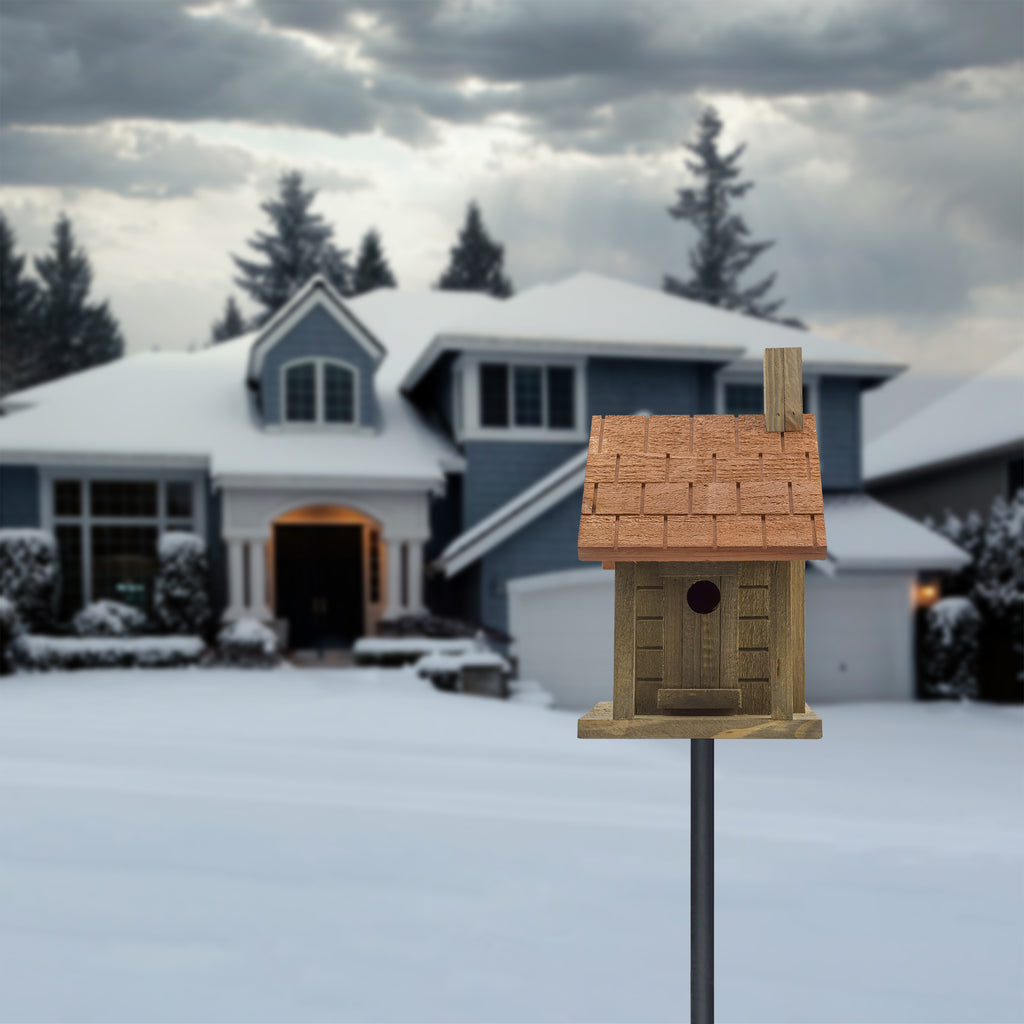 Log Cabin Wren Birdhouse - UDKIT031