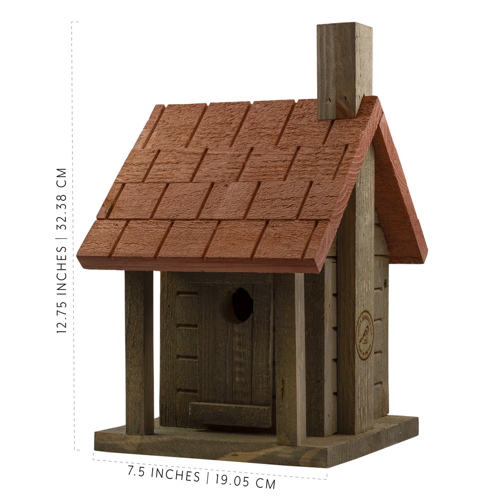 Log Cabin Wren Birdhouse - UDKIT031