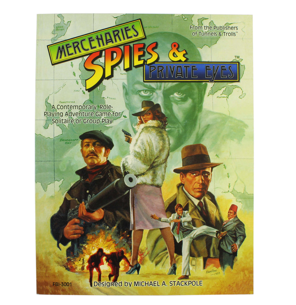 Mercenaries, Spies & Private Eyes Rulebook, Softcover - FBI-3001S
